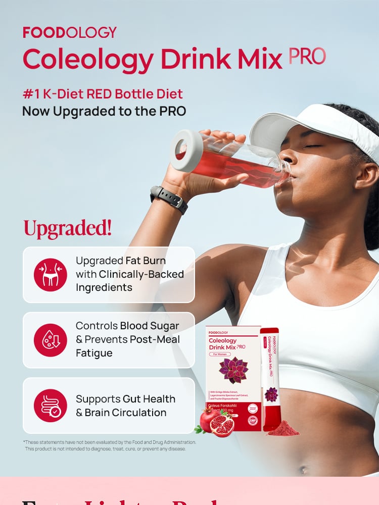 Foodology Coleology Drink Mix(bottle included)