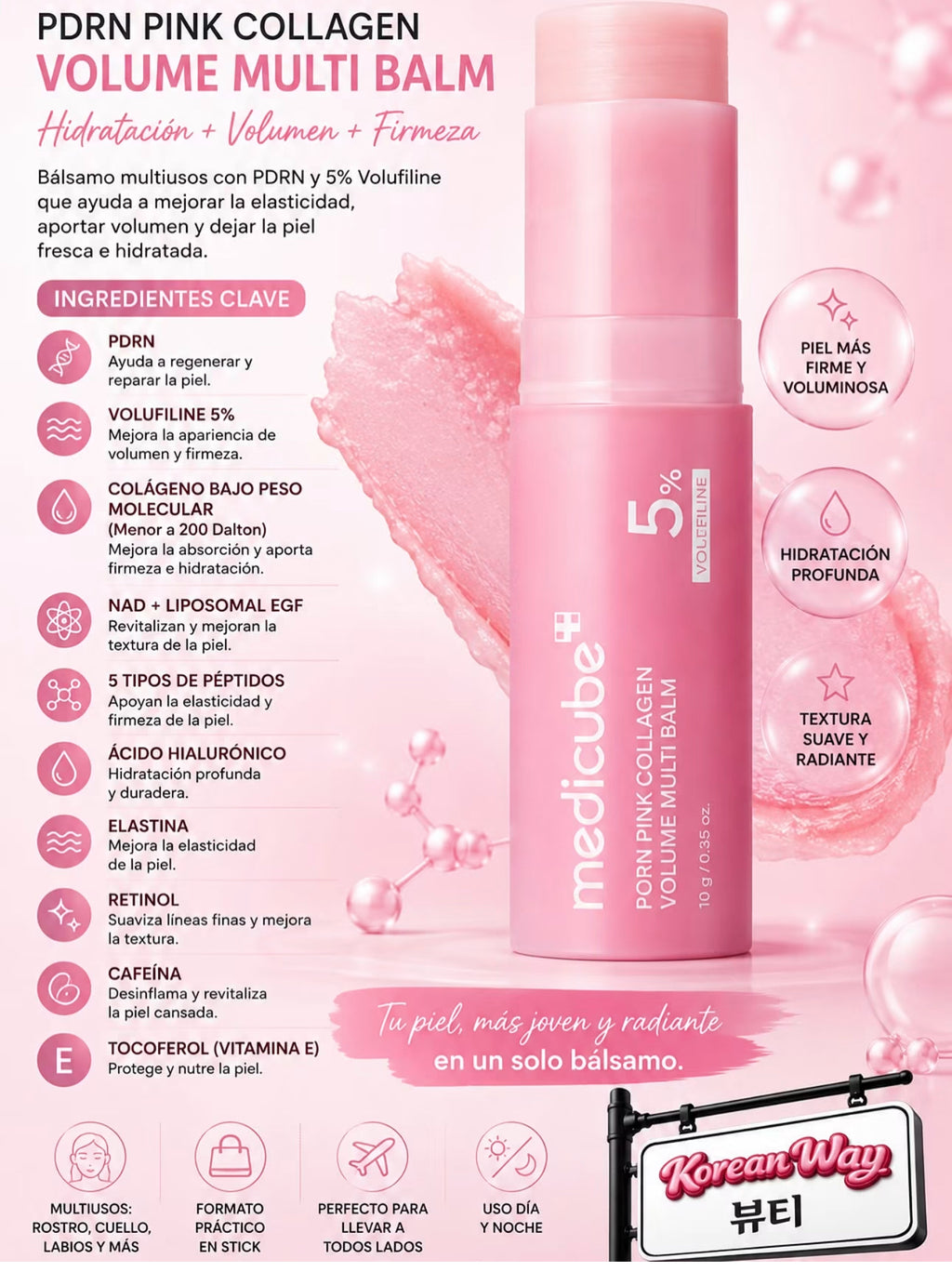 Medicube PDRN Pink Collagen Volume Multi Balm