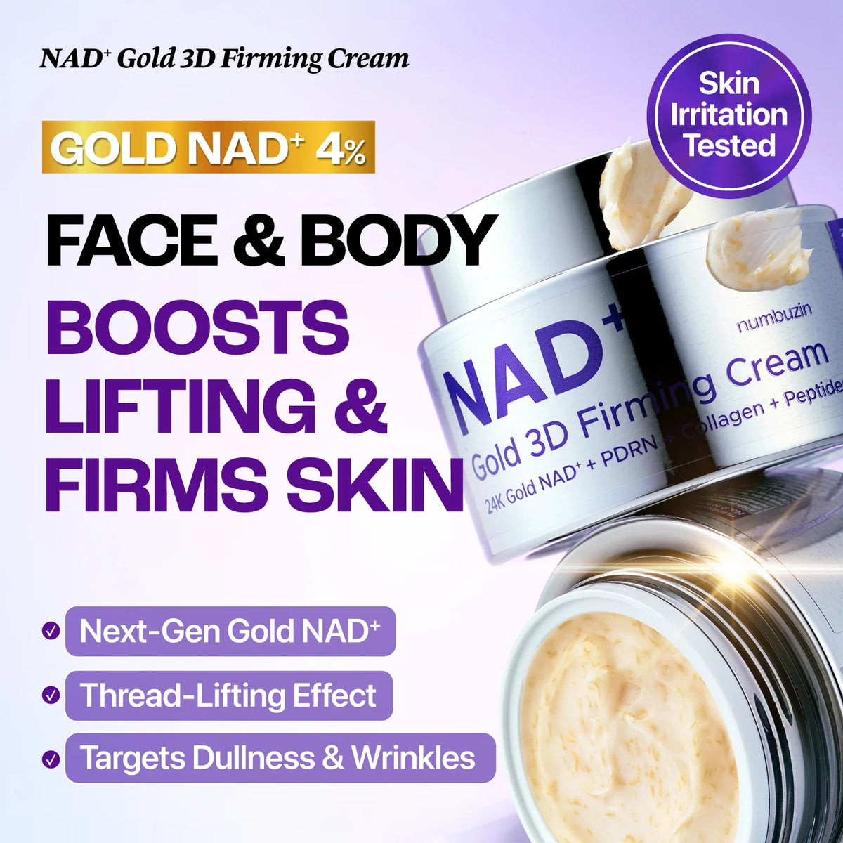 NUMBUZIN NAD+GOLD 3D Firming Cream