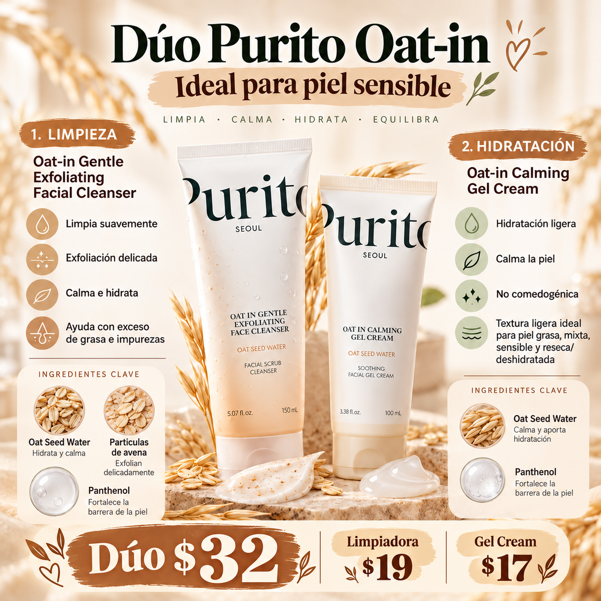 Dúo Purito Oat In