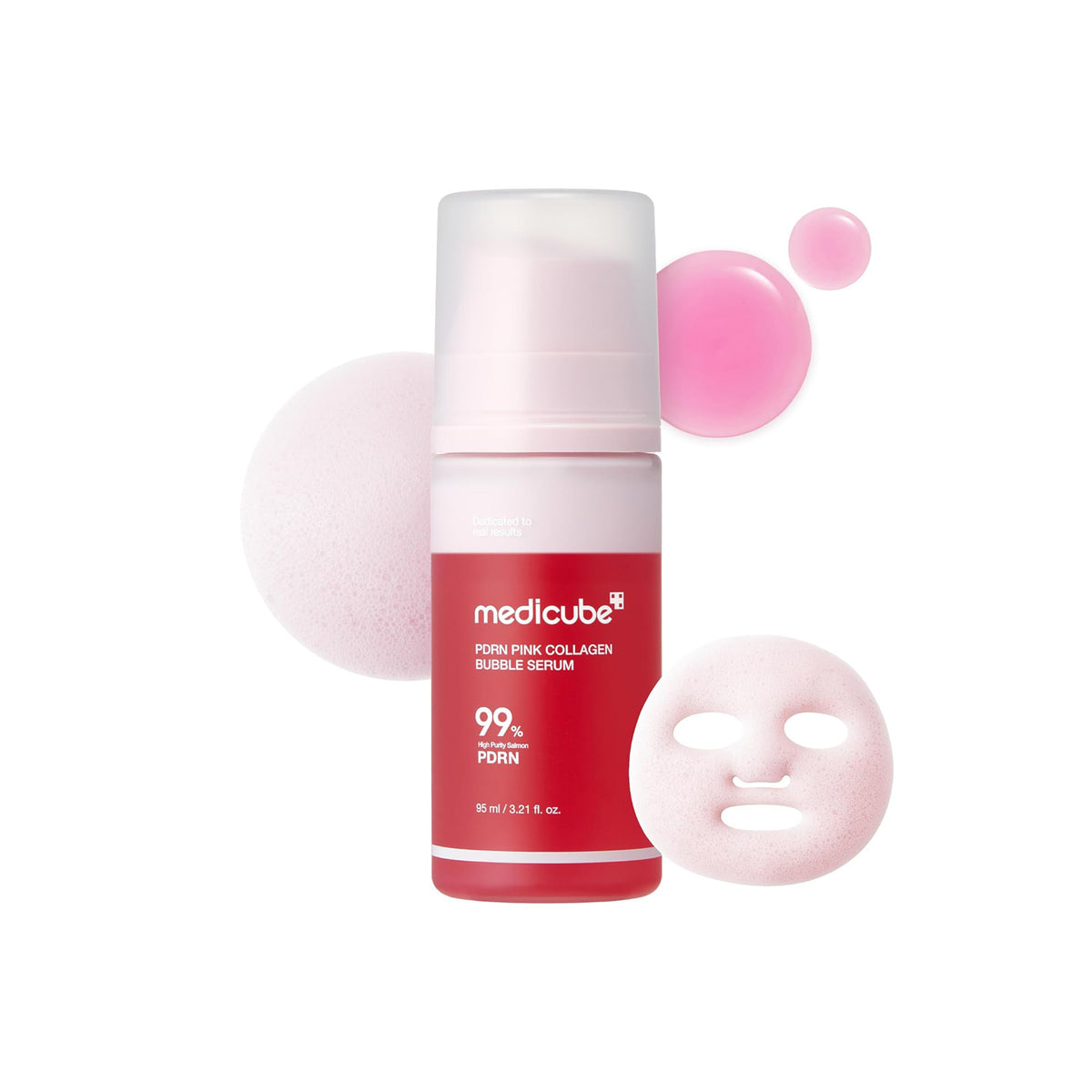 Medicube PDRN Pink Collagen Bubble Serum