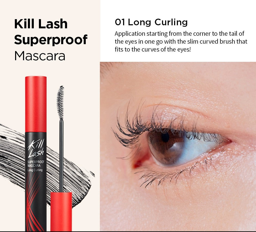 CLIO kill lash superproof mascara Long Curling