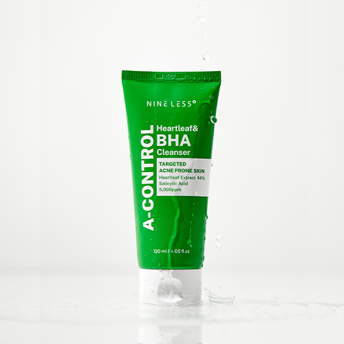 NINE LESS – A-Control Heartleaf & BHA Cleanser