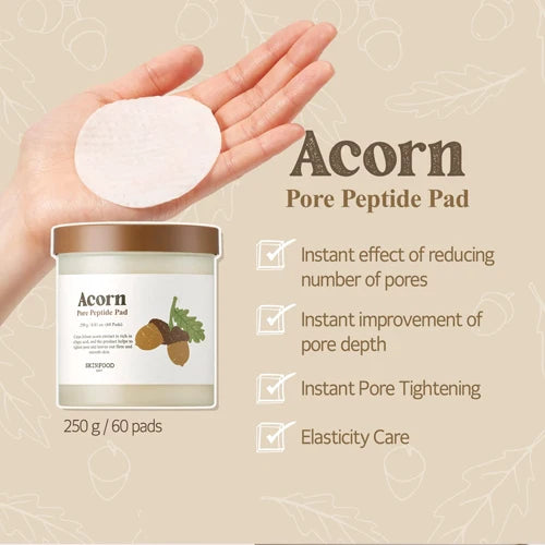 SKINFOOD Acorn Pore Peptide Pad