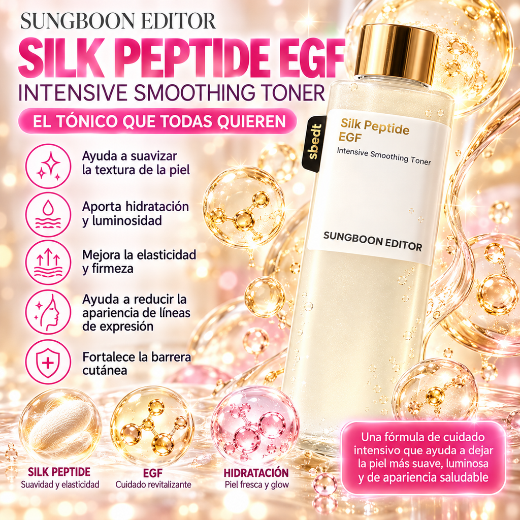 Sungboon Editor Silk Peptide EGF Toner