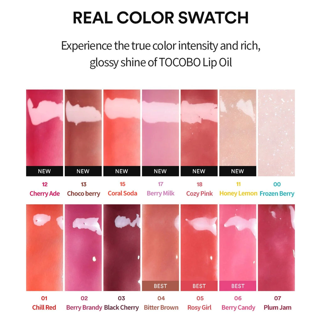 TOCOBO Juicy Berry Plumping Lip Oil