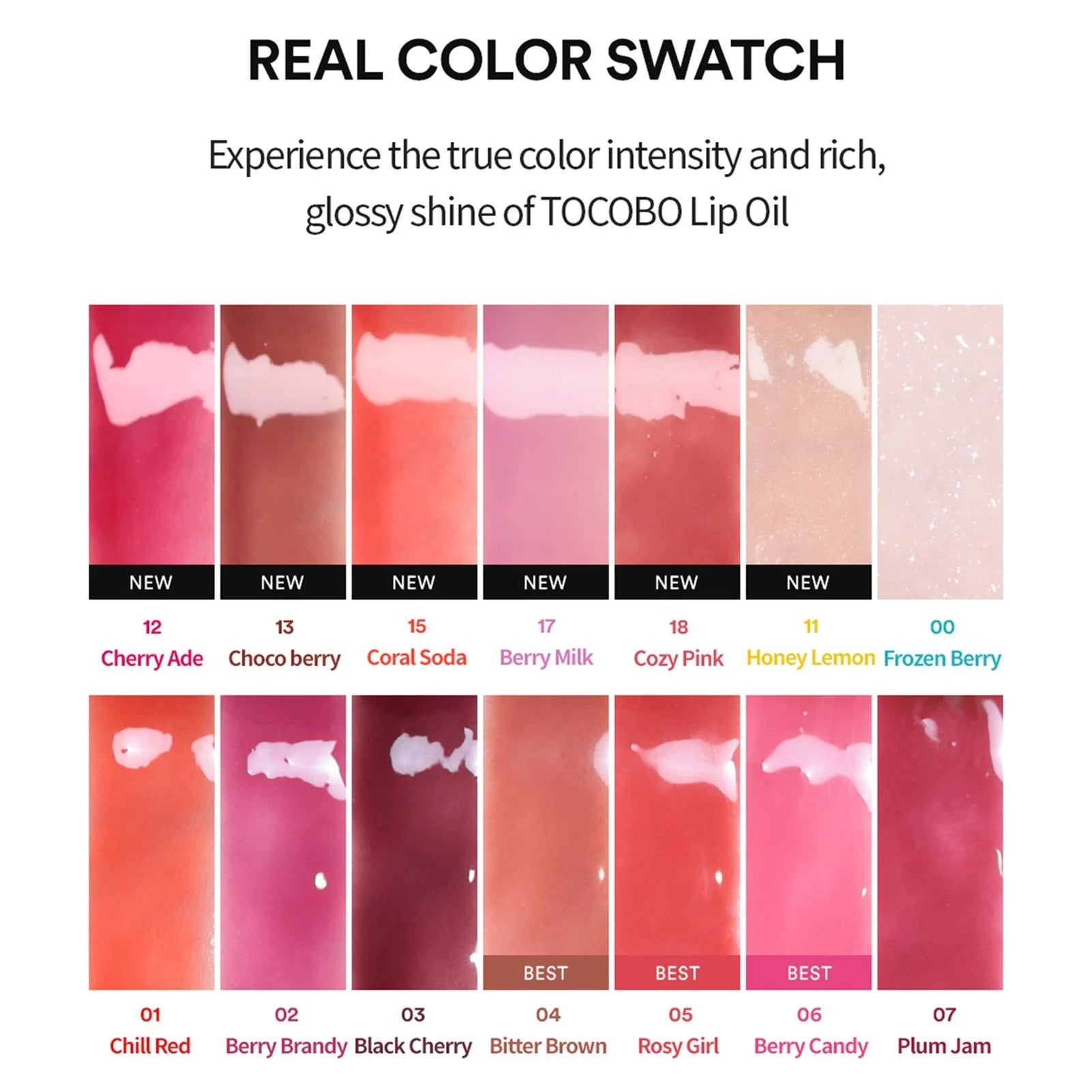 TOCOBO Juicy Berry Plumping Lip Oil