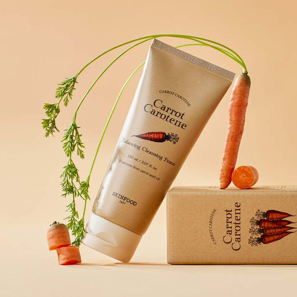 SKINFOOD CARROT CAROTENE CLEANSING FOAM