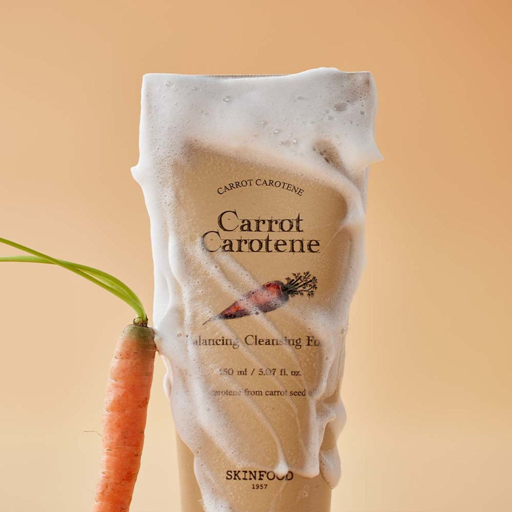 SKINFOOD CARROT CAROTENE CLEANSING FOAM