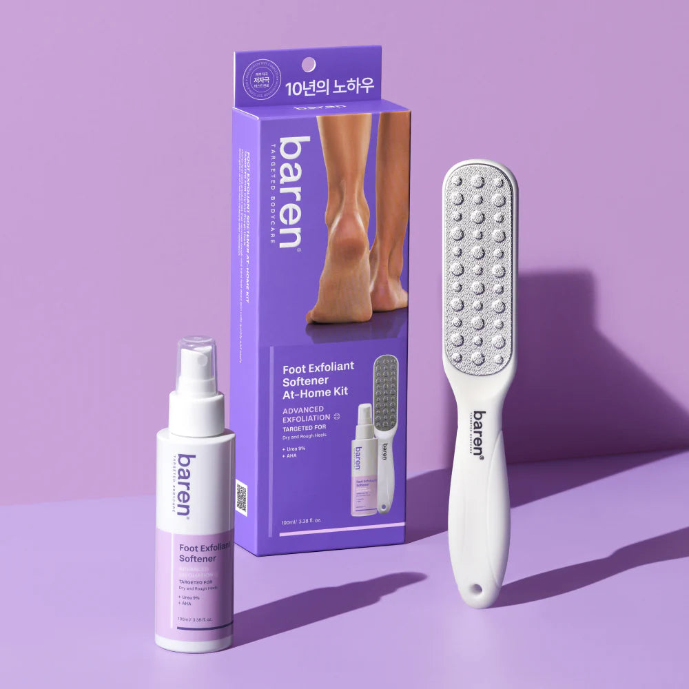 baren Foot Exfoliant Softener At-Home Kit