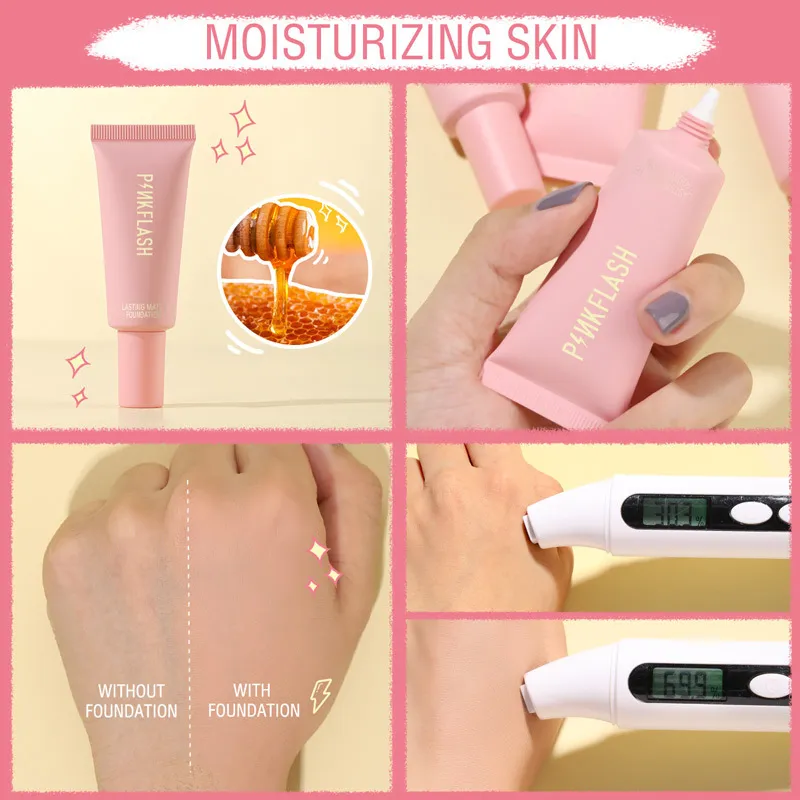 PINKFLASH Lasting Matte Foundation #3 Warm Beige