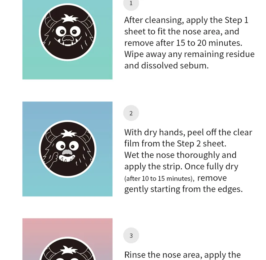 A'PIEU Goblin Blackhead 3-Step Nose Pack – Pore Care K-Beauty
