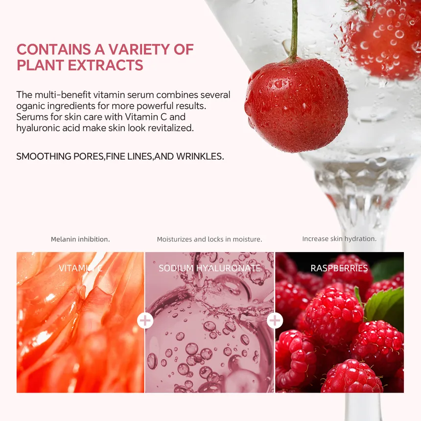 RoyueS Cherry Vitamin C Revitalize Serum/Even Tone + Brighten