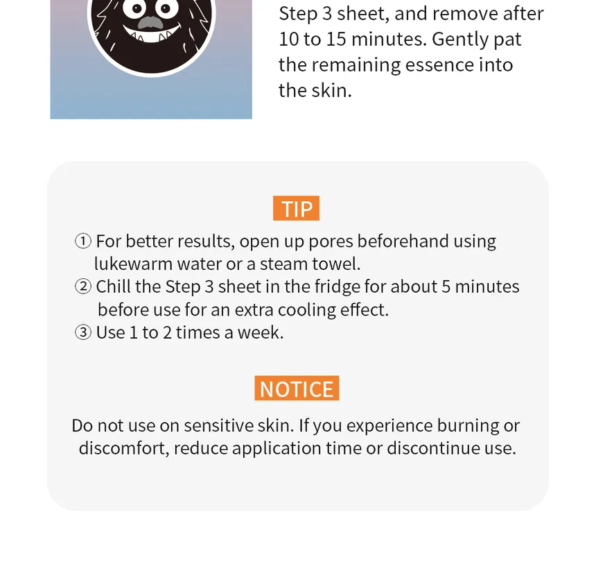 A'PIEU Goblin Blackhead 3-Step Nose Pack – Pore Care K-Beauty