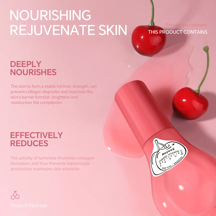 RoyueS Cherry Vitamin C Revitalize Serum/Even Tone + Brighten