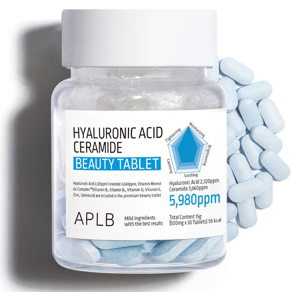 APLB Hyaluronic Acid Ceramide Beauty 500Tablet – 5,980ppm