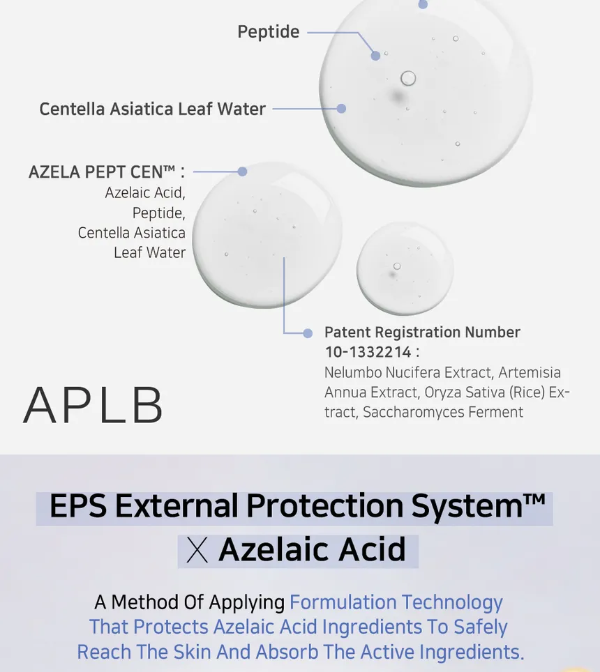 APLB Azelaic Acid Peptide Ampoule Serum – AZELA PEPT CEN™ 31.7%