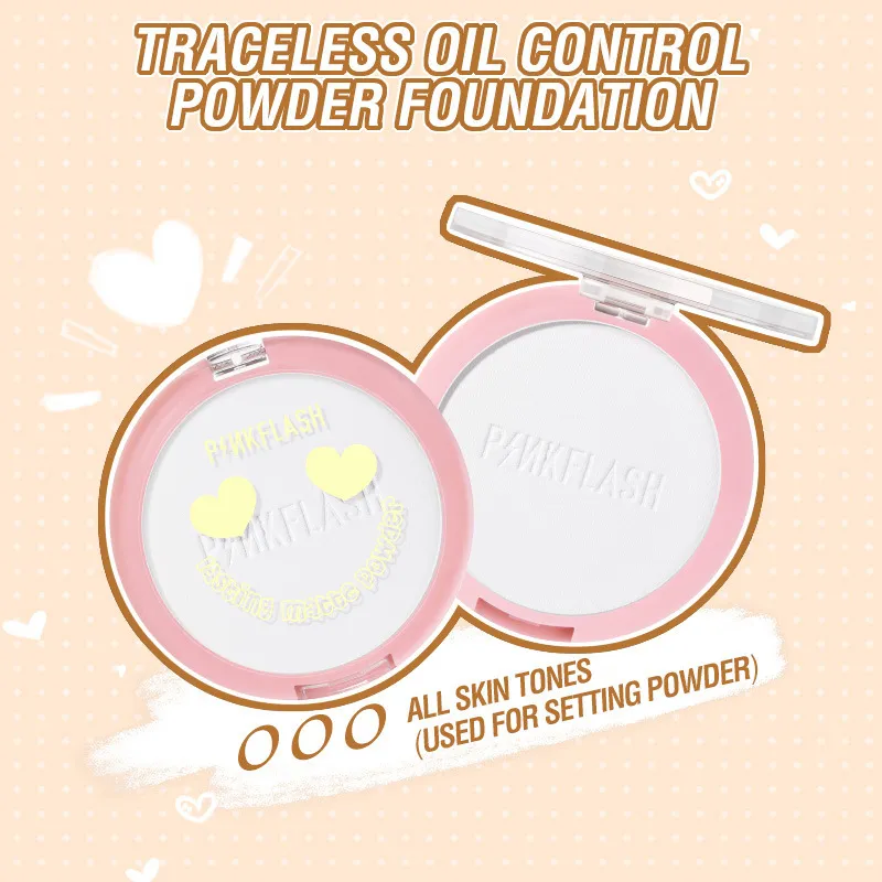 PINKFLASH Lasting Matte Pressed Powder – #001