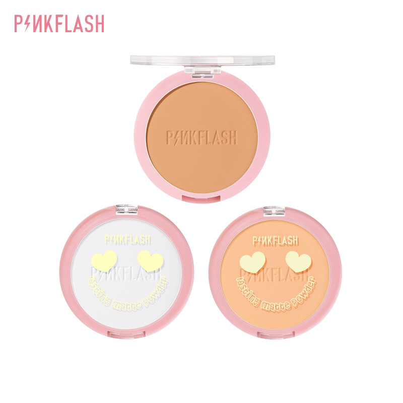 PINKFLASH Lasting Matte Pressed Powder – #001