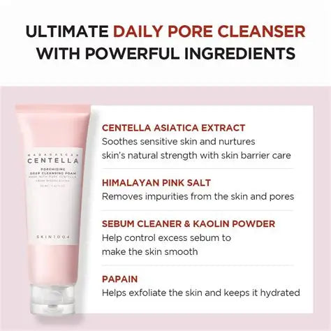 MADAGASCAR Poremizing Deep Cleansing Foam