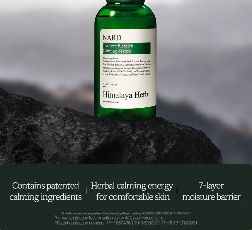 Nard Tea Tree Blemish Calming Serum – Himalaya Herb